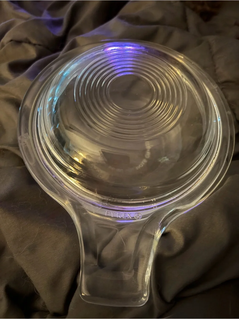 Clear Glass Microwave/Pie Serving Dishes with Handles